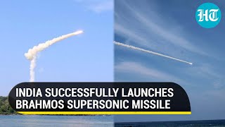 Boost to air power as India successfully testfires BrahMos supersonic cruise missile [upl. by Novel716]