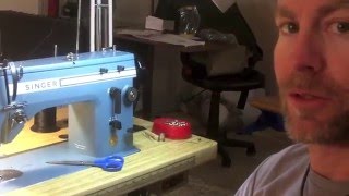 how to thread an overlock industrial machine step by step full video [upl. by Kitarp]