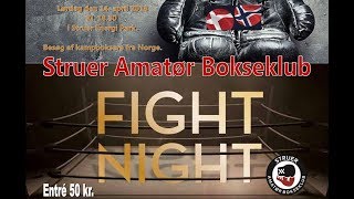 Struer Amatør Bokseklub Fight Night 2018 [upl. by Auhel112]