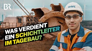 Braunkohle Bagger Bergwerk Das verdient ein Schichtleiter im Tagebau bei RWE I Lohnt sich dasIBR [upl. by Adar]