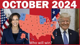 2024 United States presidential election forecast  OCTOBER 2024 PT2 [upl. by Niroht532]