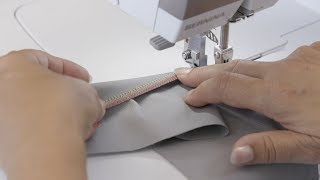 L 850 Overlocker  Serger Stitch Optimization 2Thread Flatlock 2Thread Overlock Blanket Stitch [upl. by Fulks105]