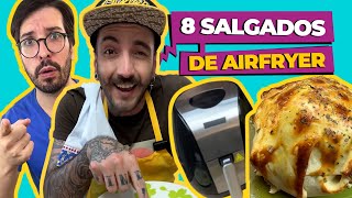 8 Salgados de Air Fryer Fáceis e Gostosos [upl. by Hauge]