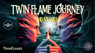 Twin Flame Stages 🔥 10 Stages of Twin Flame Journey ❤️ Twin Flame 2024 [upl. by Terag]