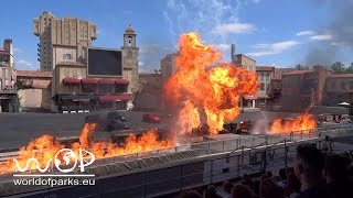 Disneyland Paris  Moteurs Action Stunt Show Spectacular 2015  Walt Disney Studios Paris HD [upl. by Chick]