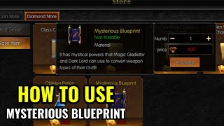 MU MONARCH SEA  HOW TO USE MYSTERIOUS BLUEPRINT [upl. by Vasti]