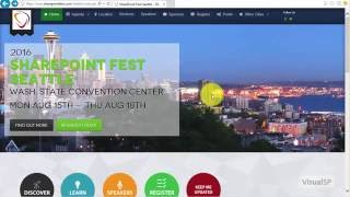 SharePoint Fest Seattle 2016 [upl. by Epuladaug]