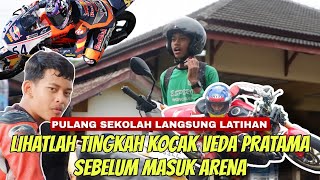 DETIKDETIK VEDA PRATAMA DATANG LATIHAN MASIH PAKAI SERAGAM SEKOLAH  LANGSUNG GASPOL‼️ [upl. by Einalem780]