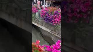 Chamonix town centre vlog travel family beautiful views mountains bowling holiday [upl. by Mllly]