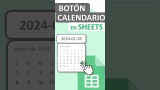 Calendario en Celdas  Truco de Google Sheets [upl. by Siffre11]