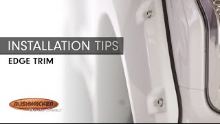 Installation Tips Edge Trim [upl. by Calvinna]