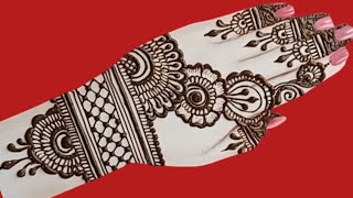 Latest easy simple mehndi design for Diwali  Mehandi ka design Mehndi design Simple mehndi design [upl. by Delora]