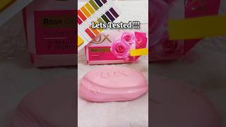 Shocking🤯 this soap ph test lux soap shorts lux soapbodycarebeautybathingsoaptestphtestskin [upl. by Aehsrop660]