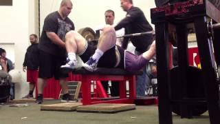 Tony Lotman 1st Benchpress Attempt 515lbs [upl. by Tombaugh]