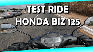 HONDA BIZ 125 2025 TEST RIDE  Moto muito econômica novo design e mais tecnologia na nova Biz 125 [upl. by Minabe]