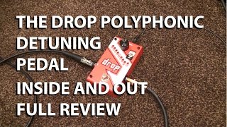 The Drop Detuning Pedal  An Inside and Out Full Review With Playing  Tony Mckenzie [upl. by Ahsropal]