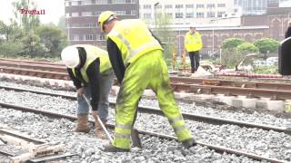 Werken aan het spoor Hengelo [upl. by Daffodil]