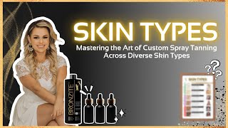 Skin Types Mastering the Art of Custom Spray Tanning Across Diverse Skin Types  SprayTanClasscom [upl. by Olnee]