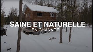 Maison écologique saine et naturelle en chanvre VISITE [upl. by Oicnecserc993]