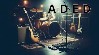 02  Rock Backing Track  A Maj  F min  100 BPM   A  D  E  D [upl. by Him965]