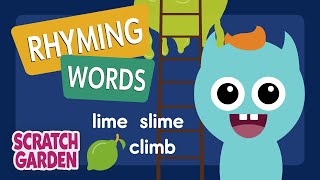 Rhyming Words  Monsters Learn English  Scratch Garden [upl. by Pleasant478]