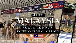 Enter Malaysia 2024  KLIA T1 Arrival Immigration Autogate Taxi Bus Train [upl. by Pompei47]