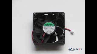 EE80252B2000UAB9 Server  Square Fan sq80x80x25 2w DC 24V 140W 2Wire [upl. by Aden]