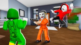 Robber Attack House Mikey And JJ  Maizen Roblox  ROBLOX Brookhaven 🏡RP  FUNNY MOMENTS [upl. by Reggy]