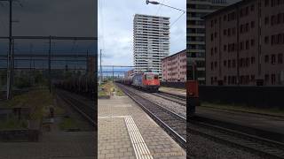 Langer SBB Kesselwagenzug beim Bahnhof Pratteln im Kanton Basel Landschaft [upl. by Crooks]