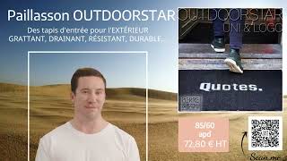 Paillasson personnalisable dextérieur OUTDOORSTAR [upl. by Oirazan]