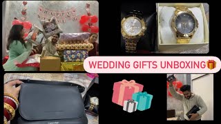 WEDDING GIFTS UNBOXING🎁 [upl. by Jereme]