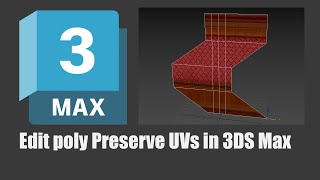 How to scale a texture without distortion in 3ds Max 4K Editpoly preserve UVs 3DS Max [upl. by Rici313]