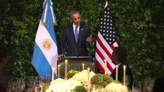 The Obamas Tango Dance at Argentine State Dinner [upl. by Shieh]