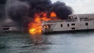 Boats Go Up in Flames [upl. by Hiram]