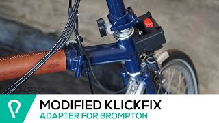 QR036 Modified Klickfix adapter for Brompton [upl. by Melc]