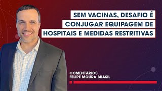 Felipe Moura Brasil Sem vacinas desafio é conjugar equipagem de hospitais e medidas restritivas [upl. by Rexanne447]