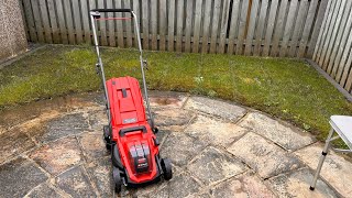 Set Up Guide Einhell Power XChange 1833 Cordless Lawnmower How To Assemble [upl. by Arsi153]