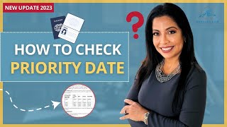 How To Check Priority Date  Visa Bulletin [upl. by Ranjiv]