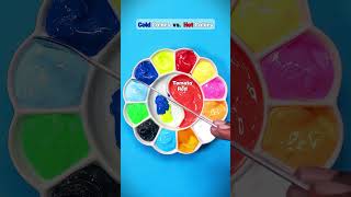 Cold Colors vs Hot Colors colormixing satisfying asmr shorts [upl. by Soll]