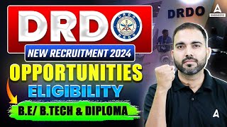 DRDO Recruitment 2024 for Diploma amp BTech  Complete Information for Apprenticeship [upl. by Sievert]