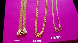 Gold chain design weight with price with length ultimate gold chain design [upl. by Salvay]