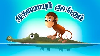 குரங்கும் முதலையும்  Monkey and Crocodile in Tamil  Stories in Tamil  Toon cloud [upl. by Josepha]