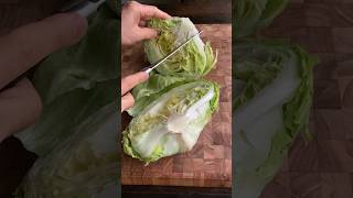 Iceberg Lettuce Vegetable Cutting Skills cuttinggarden cuttingfruit cuttingskills [upl. by Bobina]