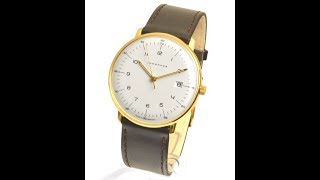 Junghans Max Bill Quarz Ref 041787200 FM12220 [upl. by Anali]