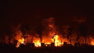 Video shows deadly explosions in Tianjin China [upl. by Fabrice260]