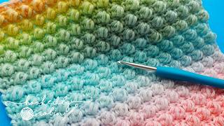 How to Crochet the Pebble Stitch 🧶 [upl. by Tengdin]