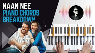 Naan Nee  Madras  Santosh Narayan  Piano Chords Breakdown [upl. by Catherina167]