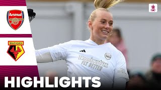 Arsenal vs Watford  Highlights  Adobe Womens FA Cup 14012024 [upl. by Atinreb526]