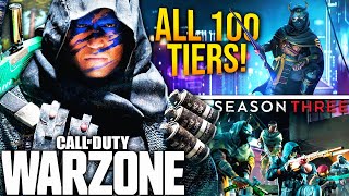 WARZONE The FULL SEASON 3 BATTLE PASS WARZONEVanguard Season 3 [upl. by Ahseinet897]