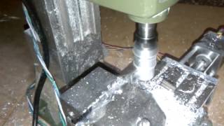 Turning in MF70 CNC milling machine [upl. by Niatsirhc]